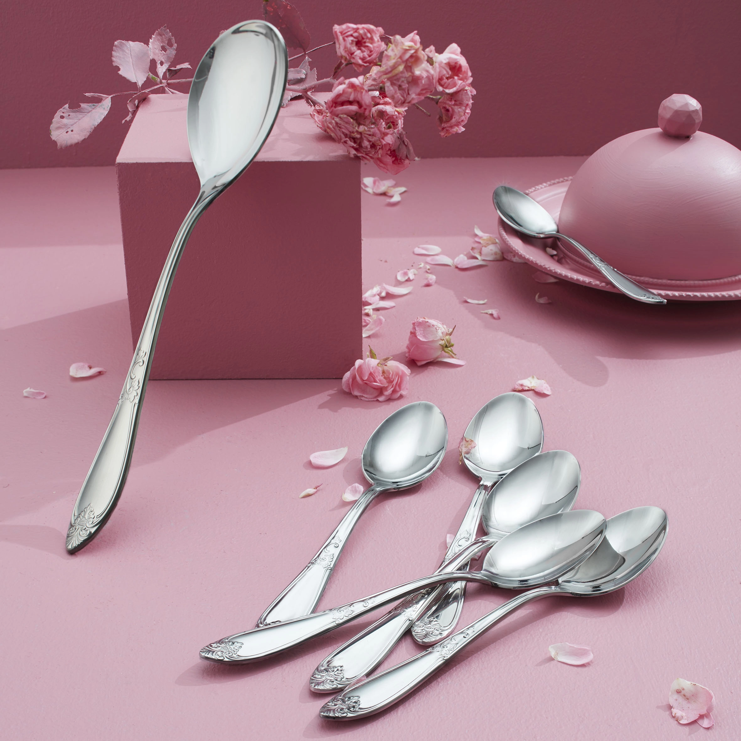 HARDANGER BESTIKK 2 Cubiertos De Ensalada Nina 4 HARDANGER BESTIKK 2 Cubiertos De Ensalada Nina - Imagen 2