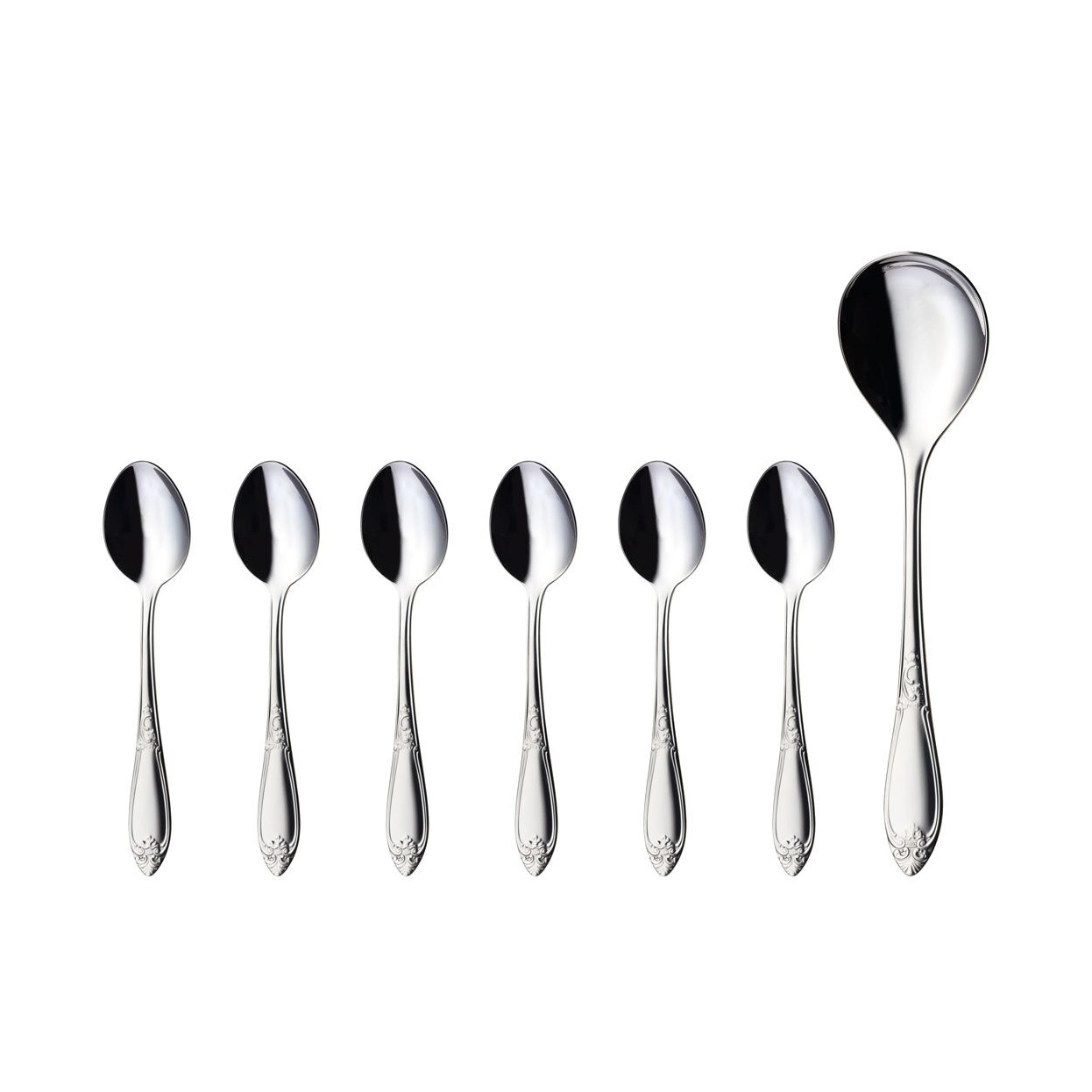 HARDANGER BESTIKK 7 Cubiertos De Postre Nina 3 HARDANGER BESTIKK 7 Cubiertos De Postre Nina