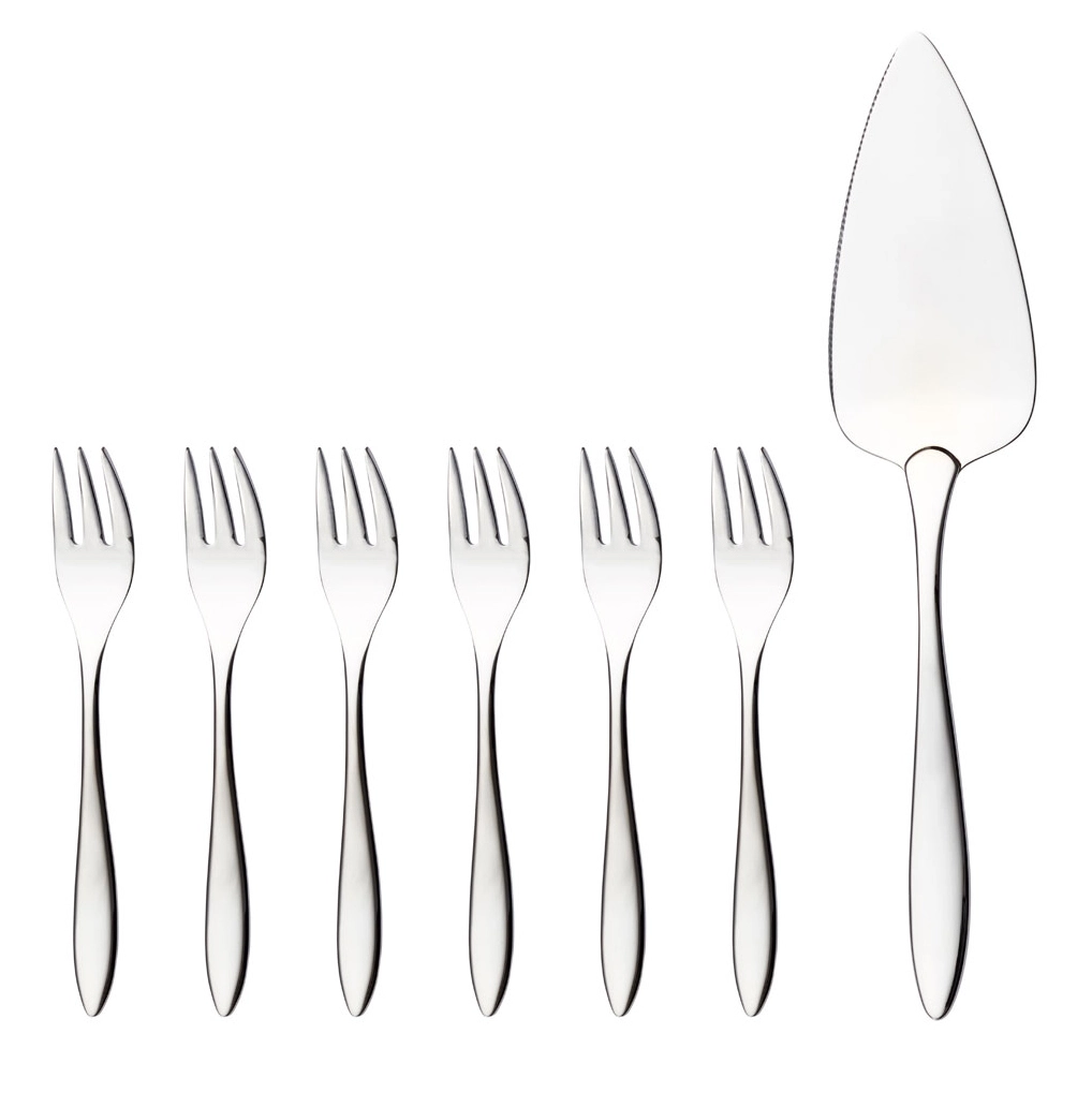HARDANGER BESTIKK Cubiertos Para Tarta Maria 7 Piezas 3 HARDANGER BESTIKK Cubiertos Para Tarta Maria 7 Piezas