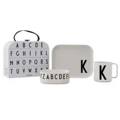 Set Vajilla Infantil Design Letters