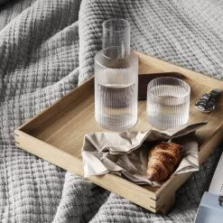 Ferm LIVING Set De Jarra Y Vaso Ripple Small -Menaje de mesa Ventas 34630 01 03 61d8dde397