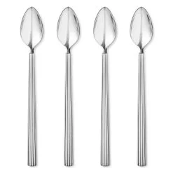 Georg Jensen 4 Cucharillas De Café Latte Bernadotte