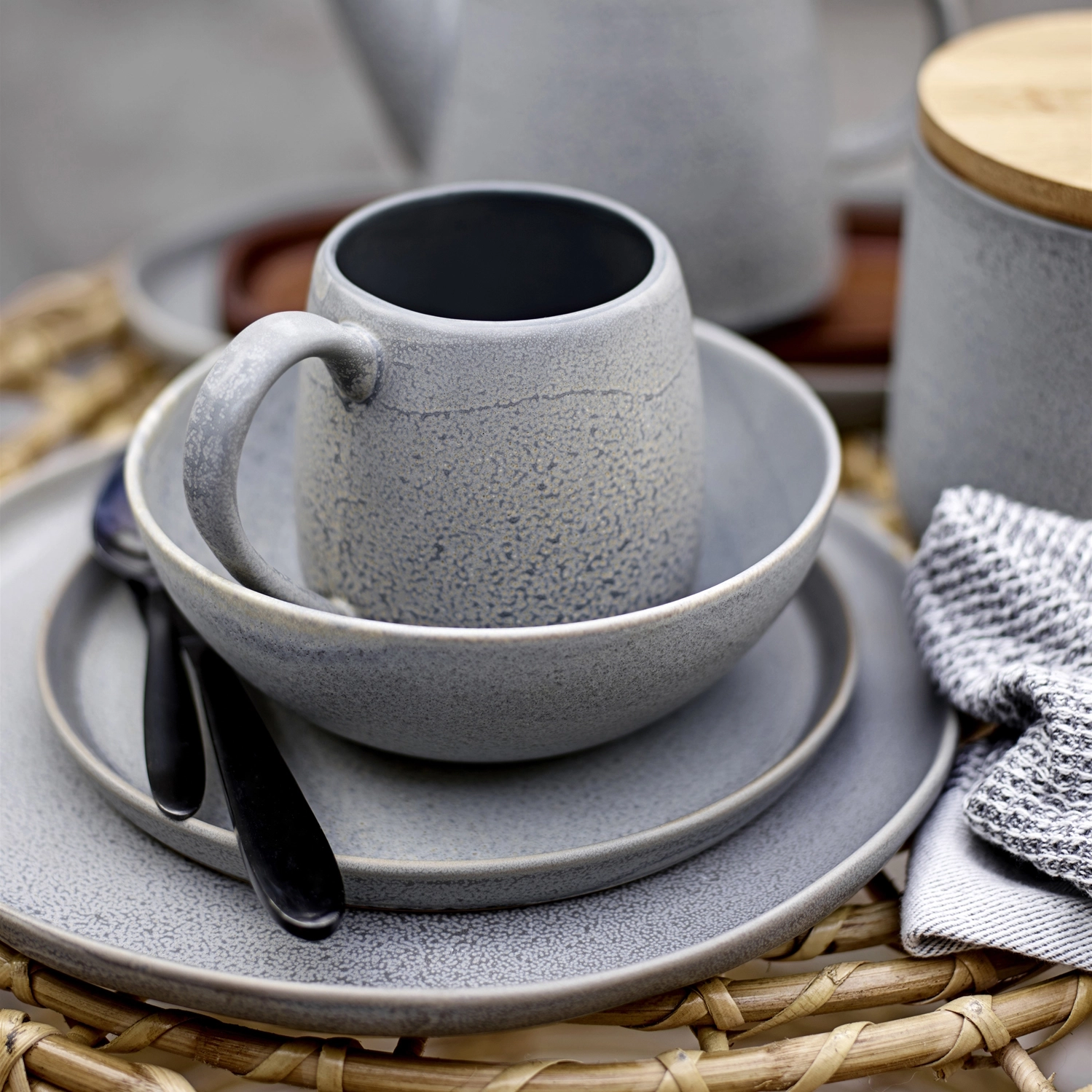 Bloomingville Platillo Kendra Ø 20 Cm 4 Bloomingville Platillo Kendra Ø 20 Cm - Imagen 2