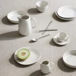 Broste Copenhagen Taza Y Platillo Sandvig Soft White -Menaje de mesa Ventas 36382 01 02 bb116f7a03
