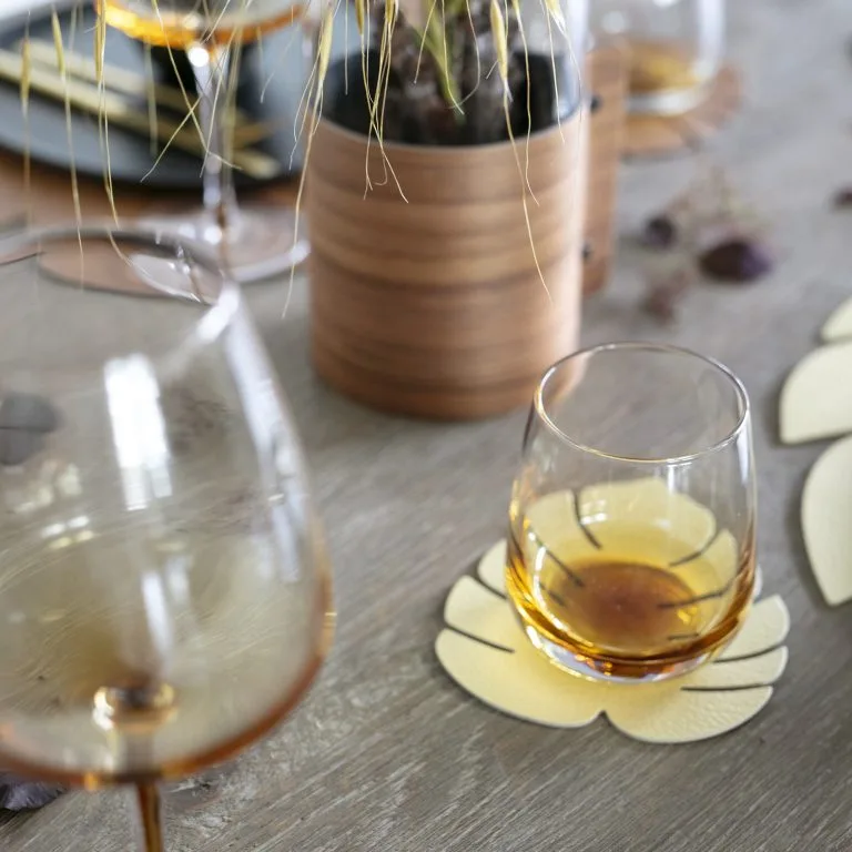 LIND DNA Posavasos Monstera Leaf Hippo 4 LIND DNA Posavasos Monstera Leaf Hippo - Imagen 2