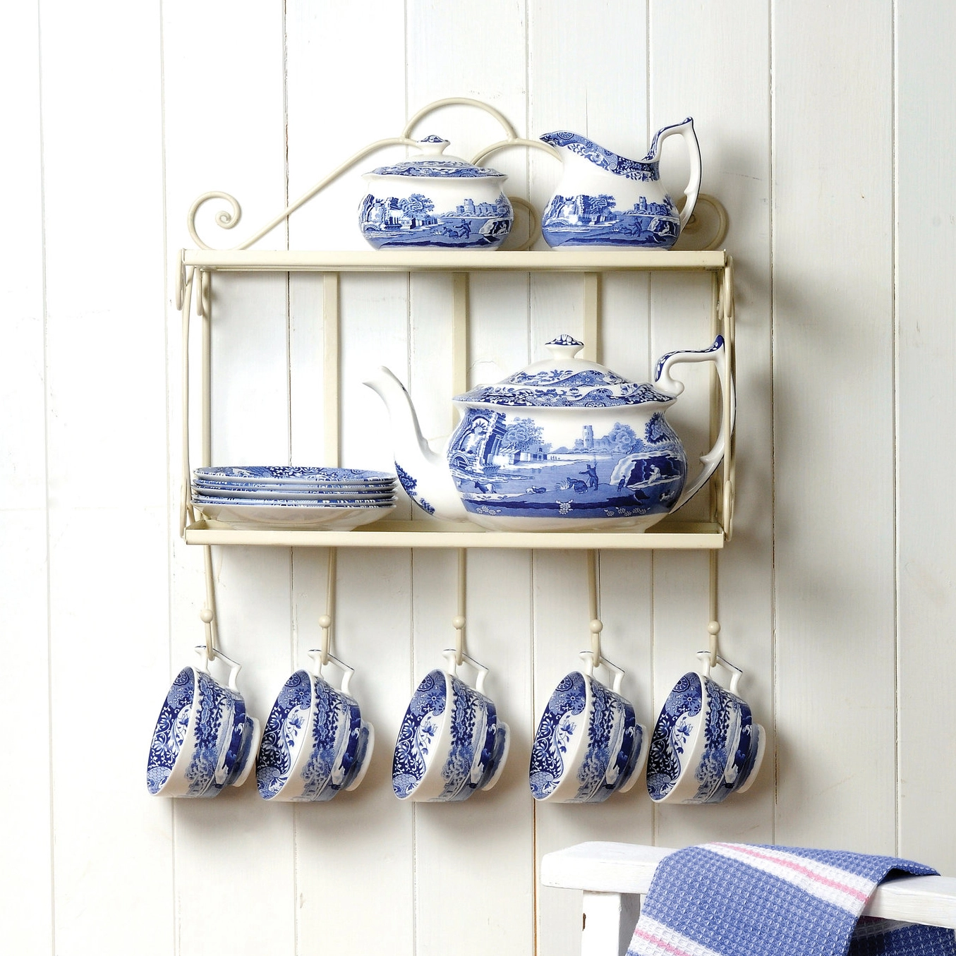 Spode Tetera Blue Italian 4 Spode Tetera Blue Italian - Imagen 2