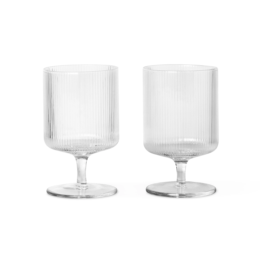 Ferm LIVING 2 Copas De Vino Ripple 3 Ferm LIVING 2 Copas De Vino Ripple