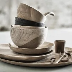 Plato Muubs Teca 18 Cm -Menaje de mesa Ventas 41444 01 03 0a393b8e72