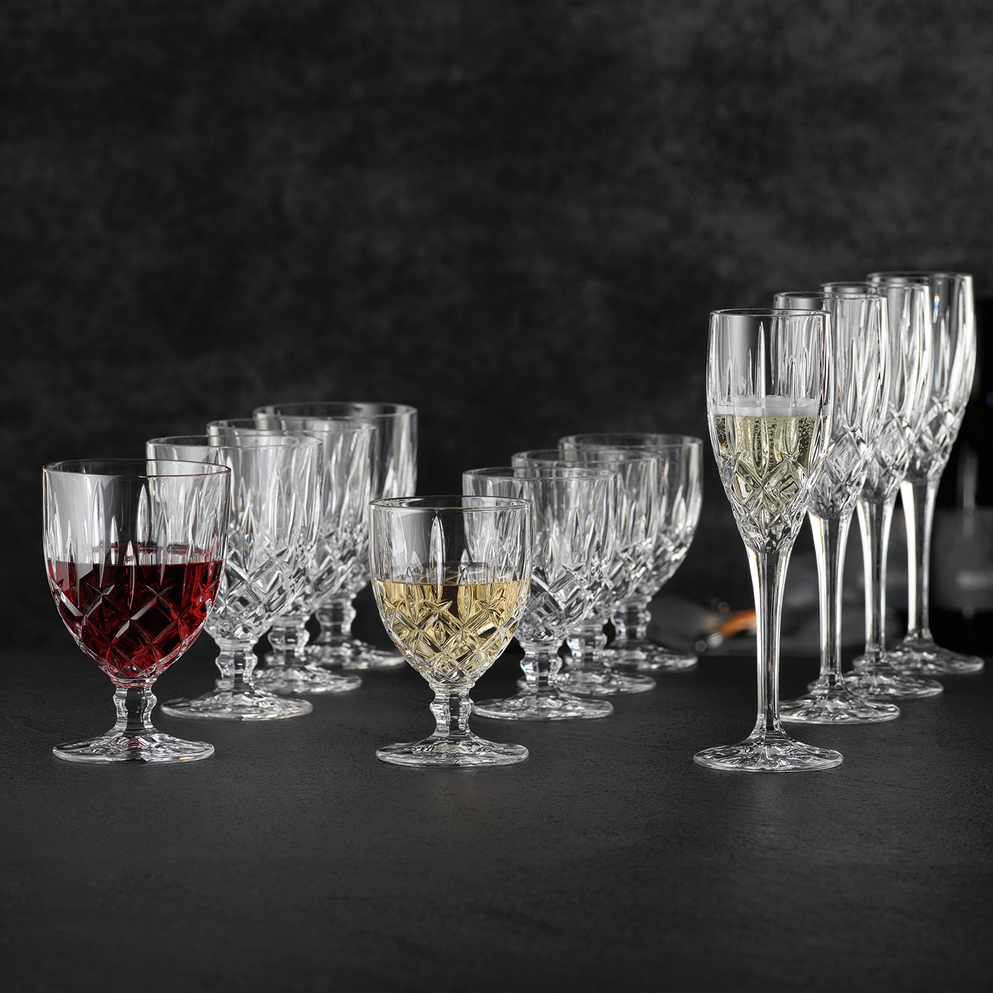 Nachtmann Set Jarra Y 4 Vasos Noblesse 6 Nachtmann Set Jarra Y 4 Vasos Noblesse - Imagen 4