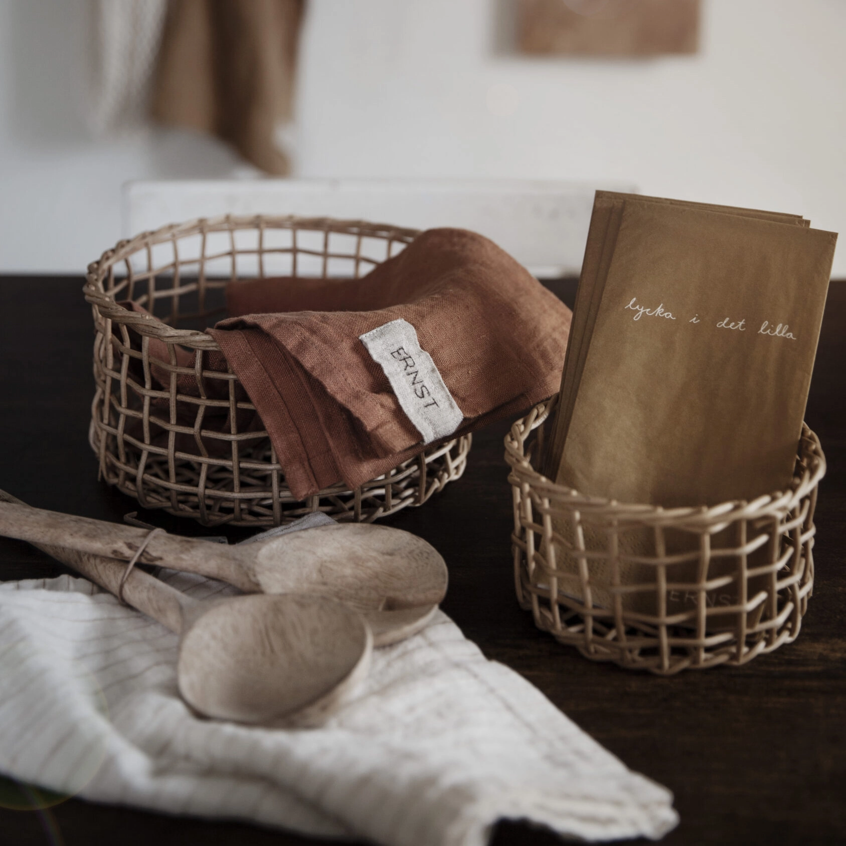 Servilleta Con Cita Ernst Lycka I Det Lilla, Set De 20 4 Servilleta Con Cita Ernst Lycka I Det Lilla, Set De 20 - Imagen 2