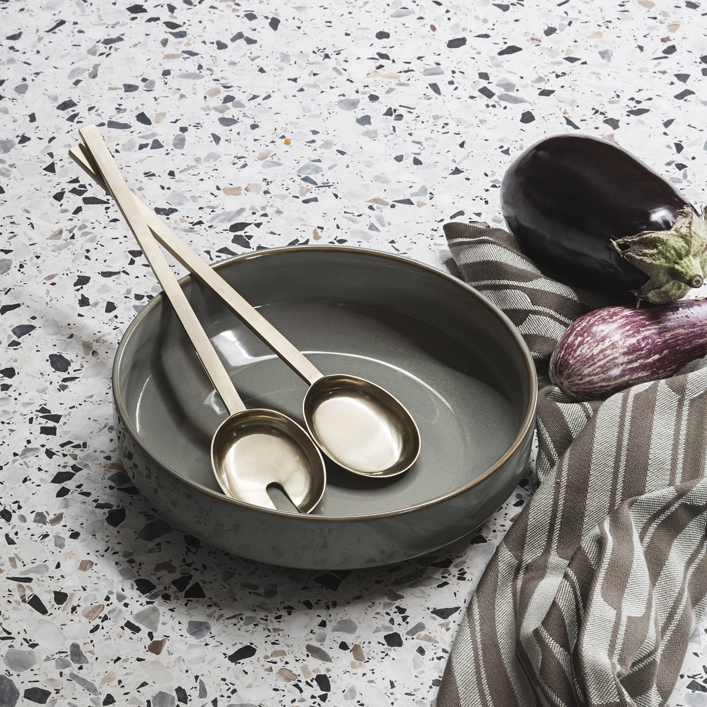 Ferm LIVING Cubiertos De Ensalada Fein 2 Piezas 4 Ferm LIVING Cubiertos De Ensalada Fein 2 Piezas - Imagen 2