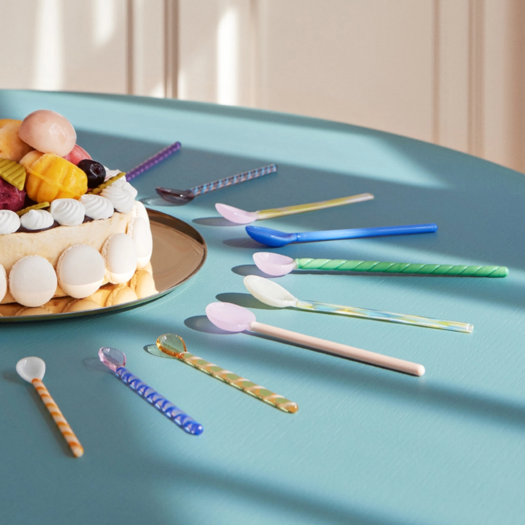 Hay 2 Cucharas De Vidrio Twist 6 Hay 2 Cucharas De Vidrio Twist - Imagen 4