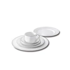 Wedgewood Plato Taza Espresso Vera Wang Blanc Sur Blanc -Menaje de mesa Ventas 47367 01 2 EnvironmentImage 8acd834b9b