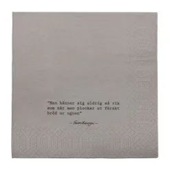 Ernst Servilleta Citat Bröd, Set De 20