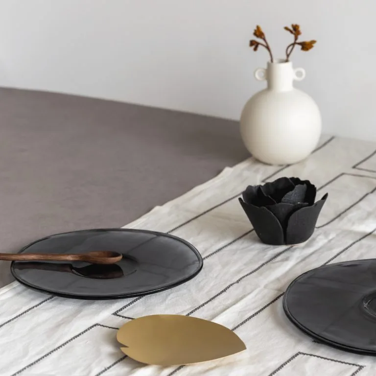 Urban Nature Culture Plato UNC Vidrio Reciclado Ø23 Cm 4 Urban Nature Culture Plato UNC Vidrio Reciclado Ø23 Cm - Imagen 2