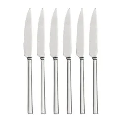 Scandi Living Set De 6 Cuchillos De Carne Coast