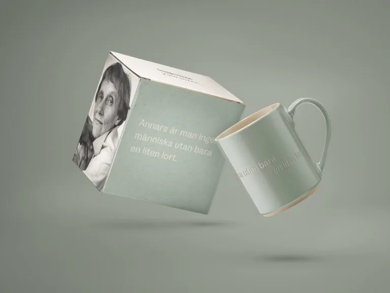 Design House Stockholm Taza Astrid Lindgren, Annars är Man Ingen Människa 4 Design House Stockholm Taza Astrid Lindgren, Annars är Man Ingen Människa - Imagen 2
