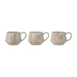 Bloomingville Set De 3 Tazas Primrose 38 Cl