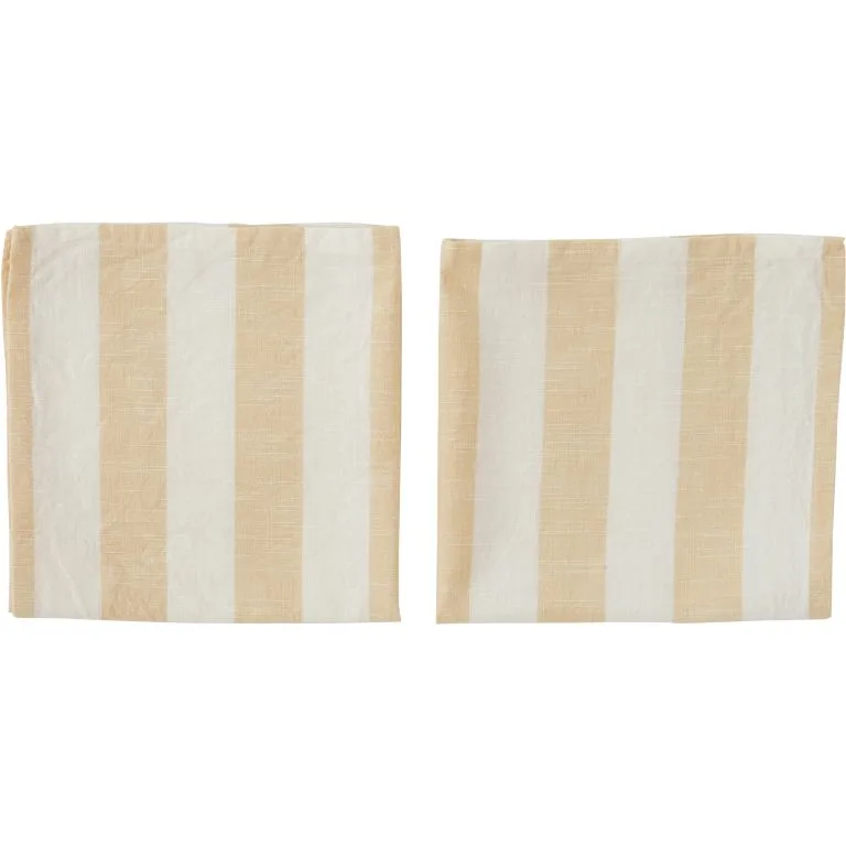 OYOY 2 Servilletas Striped 45x45 Cm 3 OYOY 2 Servilletas Striped 45x45 Cm