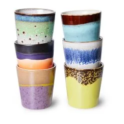 HKliving Set De 6 Tazas 70's  -Menaje de mesa Ventas 515827 01 2 ProductImageExtra 42c2bb8879