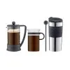 Bodum Set De Café Con Cafetera De émbolo, Taza, Taza De Viaje Y Cuchara -Menaje de mesa Ventas 574415 01 1 a23adc52ca