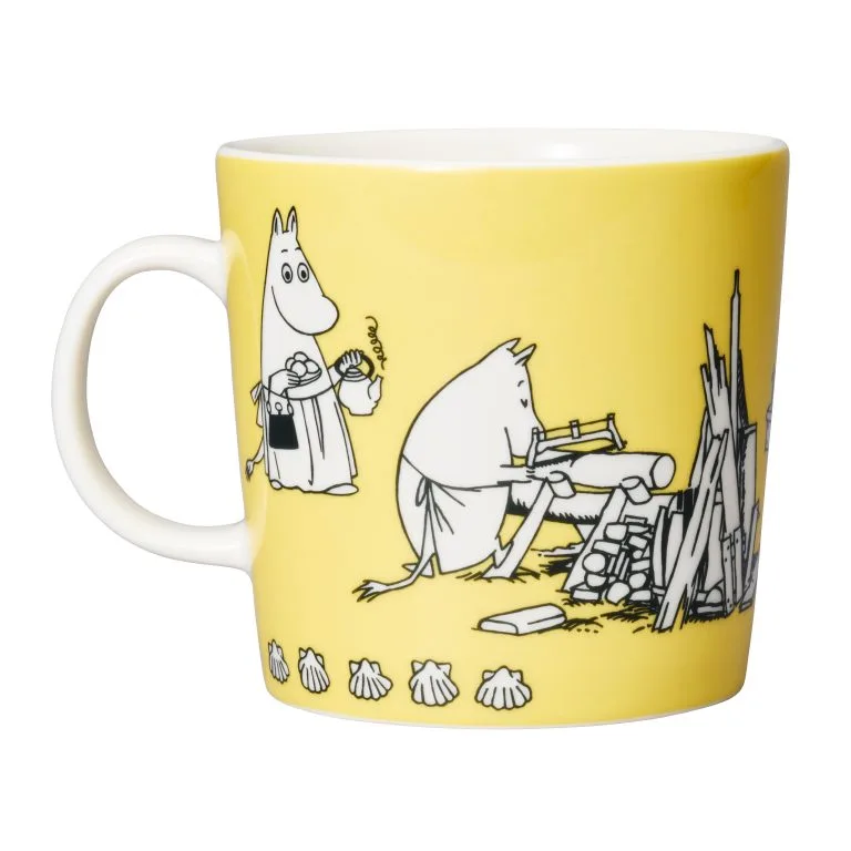 Arabia Taza Moomin Yellow Special 4 Arabia Taza Moomin Yellow Special - Imagen 2