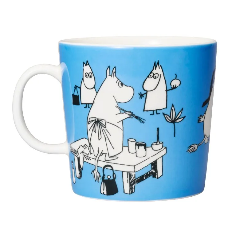 Arabia Taza Moomin Blue Special 4 Arabia Taza Moomin Blue Special - Imagen 2