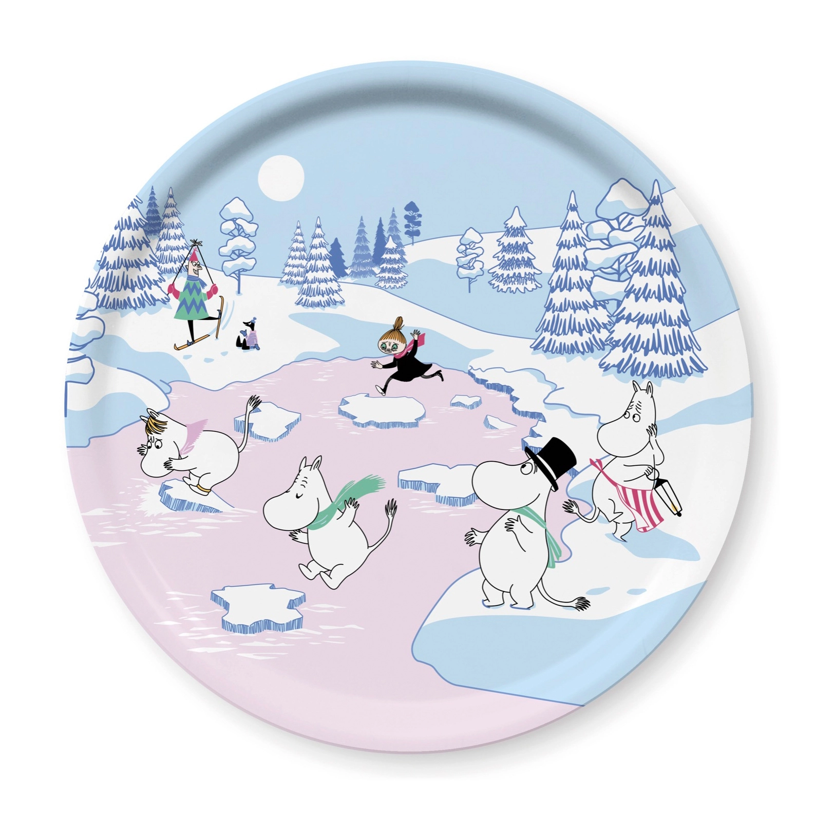 Opto Design Bandeja Moomin Winter 2022 Ø31 Cm 3 Opto Design Bandeja Moomin Winter 2022 Ø31 Cm