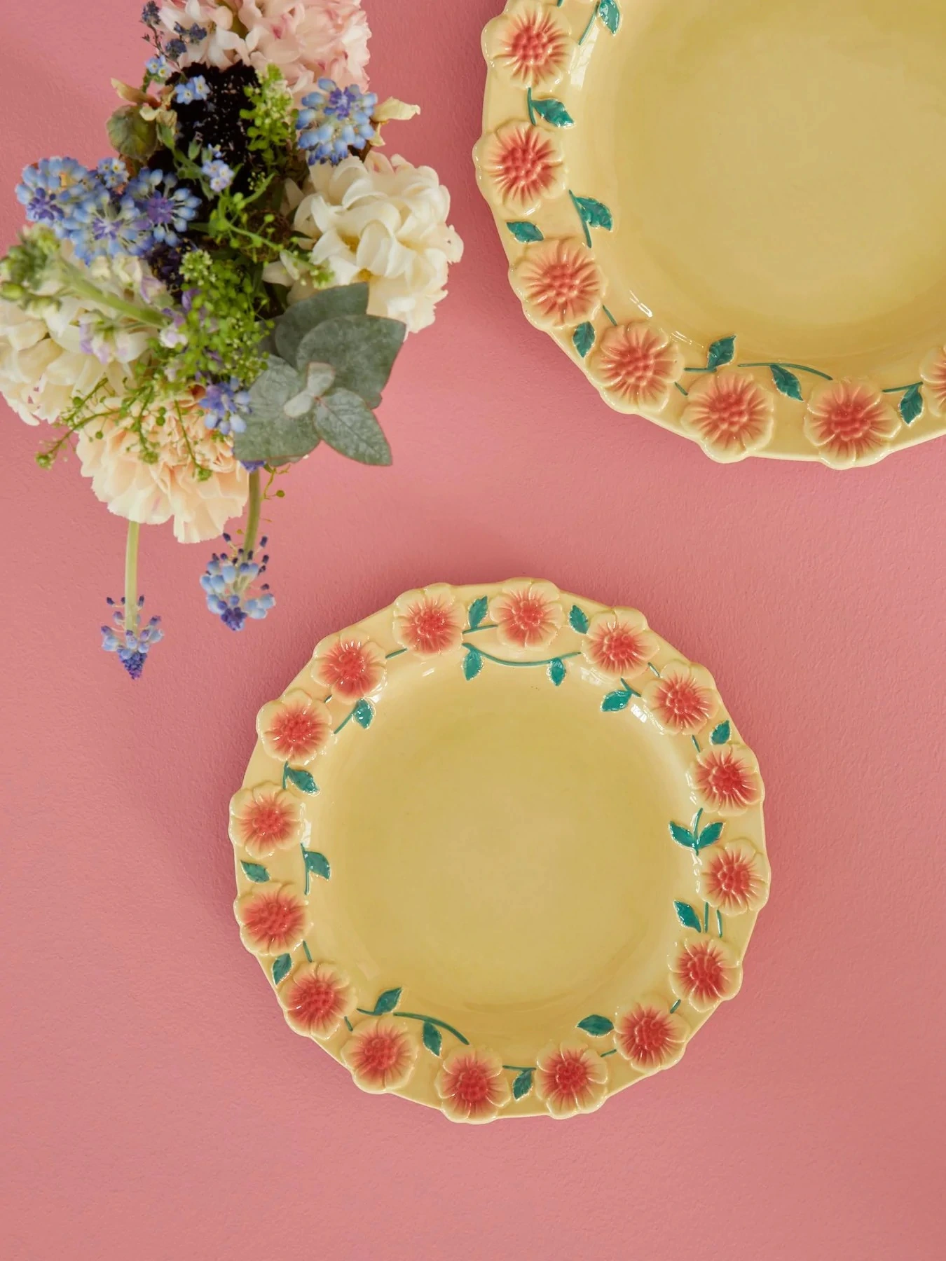 Platillo Rice Embossed Flower Ø20 Cm 4 Platillo Rice Embossed Flower Ø20 Cm - Imagen 2