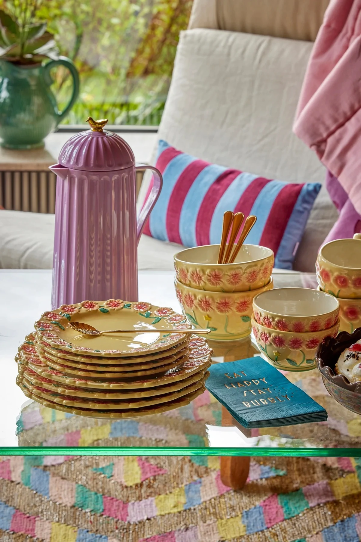 Platillo Rice Embossed Flower Ø20 Cm 6 Platillo Rice Embossed Flower Ø20 Cm - Imagen 4