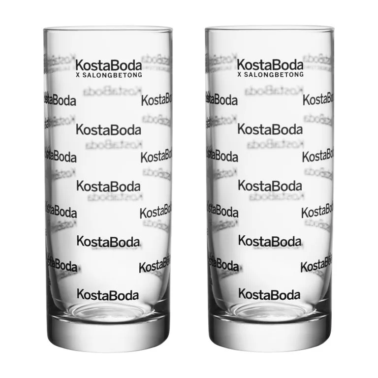 Kosta Boda 2 Vasos Alargados Salong Betong 33 Cl 3 Kosta Boda 2 Vasos Alargados Salong Betong 33 Cl