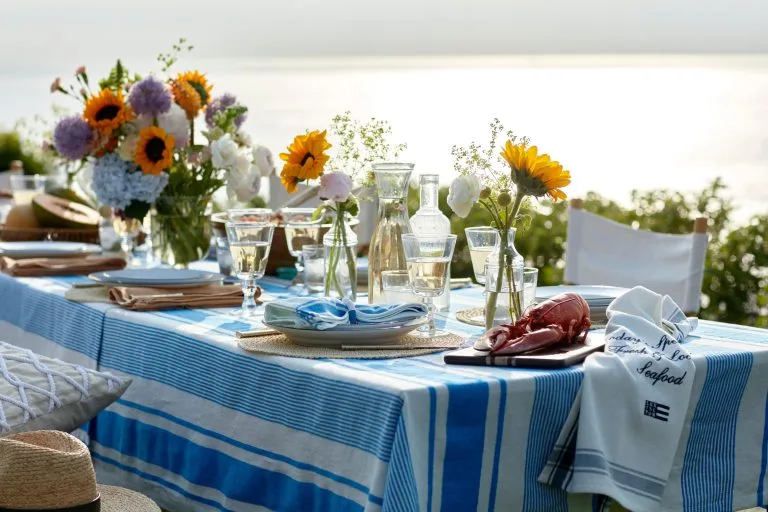 Lexington Mantel Striped Linen Cotton 150x250 Cm 7 Lexington Mantel Striped Linen Cotton 150x250 Cm - Imagen 5