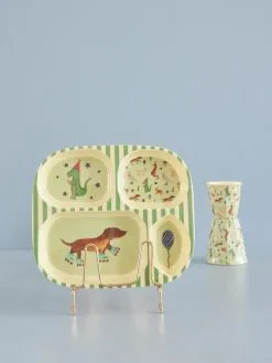 Plato Infantil Melamina Rice 4 Compartimientos -Menaje de mesa Ventas 579481 01 40 EnvironmentImage 41c1da855a