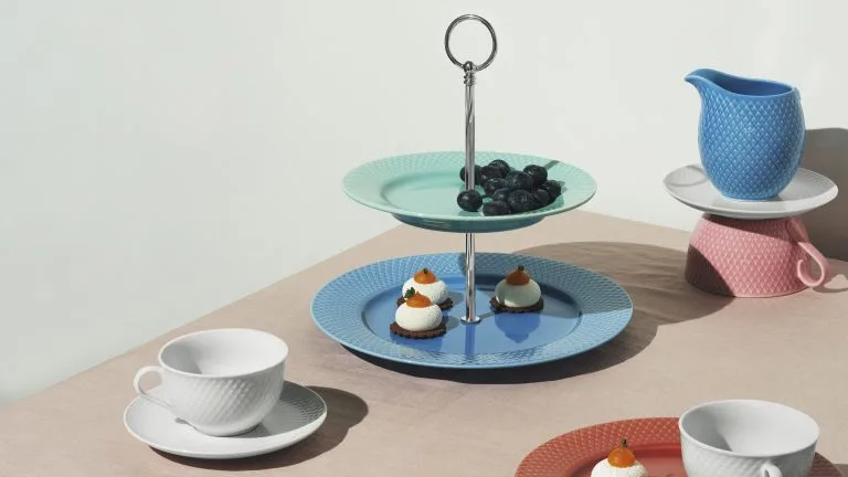 Lyngby Porcelæn Taza De Té Y Platillo Rhombe 24 Cl 5 Lyngby Porcelæn Taza De Té Y Platillo Rhombe 24 Cl - Imagen 3