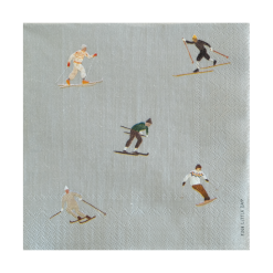 Fine Little Day 25 Servilletas Skiers