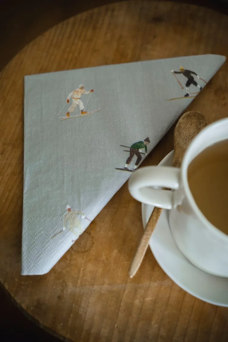 Fine Little Day 25 Servilletas Skiers 6 Fine Little Day 25 Servilletas Skiers - Imagen 4