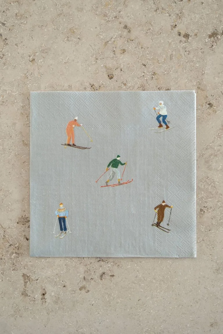 Fine Little Day 25 Servilletas Skiers 7 Fine Little Day 25 Servilletas Skiers - Imagen 5