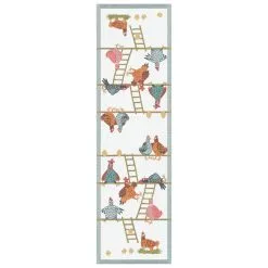 Ekelund Linneväveri Camino De Mesa Hönshus 35x120 Cm