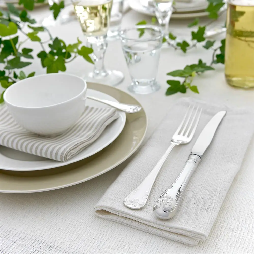 Gense Tenedor De Comida Gammal Fransk Plata 5 Gense Tenedor De Comida Gammal Fransk Plata - Imagen 3