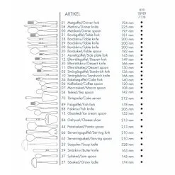 Gense Cubiertos De Plata Rosenholm -Menaje de mesa Ventas p 18983 01 06 119f95ff36
