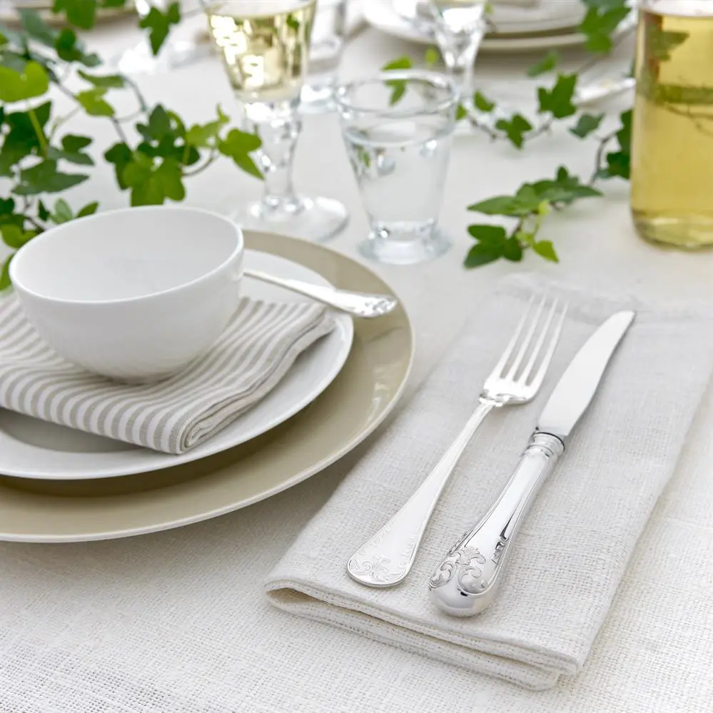 Gense Tenedor De Comida Gammal Fransk Plata Nueva 6 Gense Tenedor De Comida Gammal Fransk Plata Nueva - Imagen 4