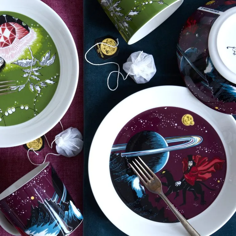 Arabia Taza Moomin Thingumy & Bob King's Ruby 4 Arabia Taza Moomin Thingumy & Bob King's Ruby - Imagen 2