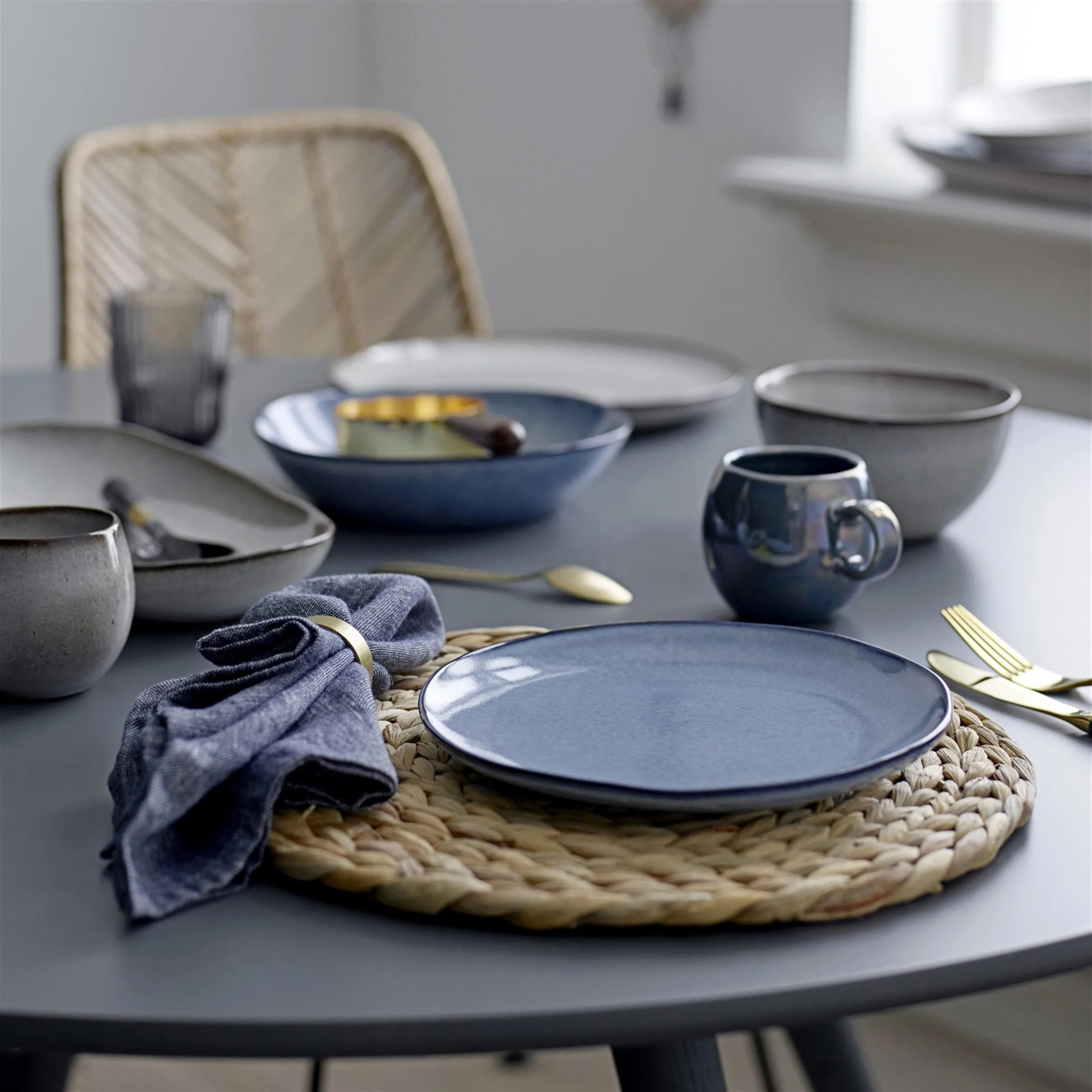 Mantel Individual Bloomingville Trenzado 4 Mantel Individual Bloomingville Trenzado - Imagen 2